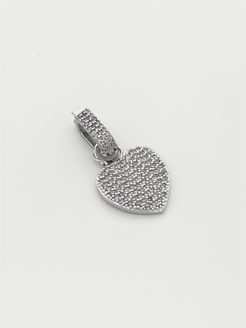 Ajda Charm Kalp Figürlü Silver Renk