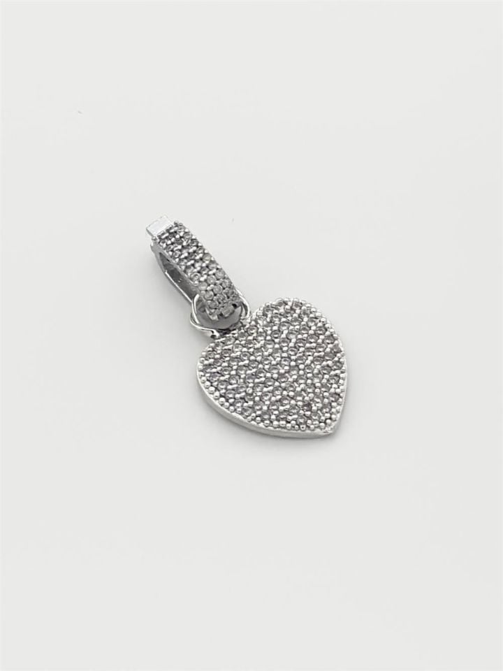 Ajda Charm Kalp Figürlü Silver Renk