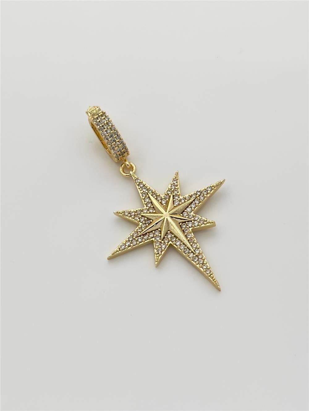 Ajda Charm Kuzey Yıldızı Figürlü Gold Renk