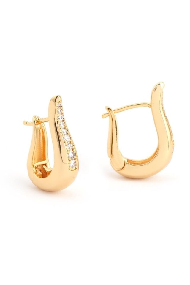 İthal Vip Gold Renk Küpe