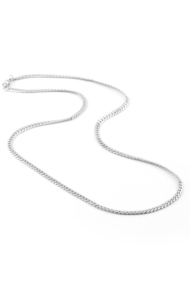 Erkek 316L Çelik Zincir Kolye 60 cm
